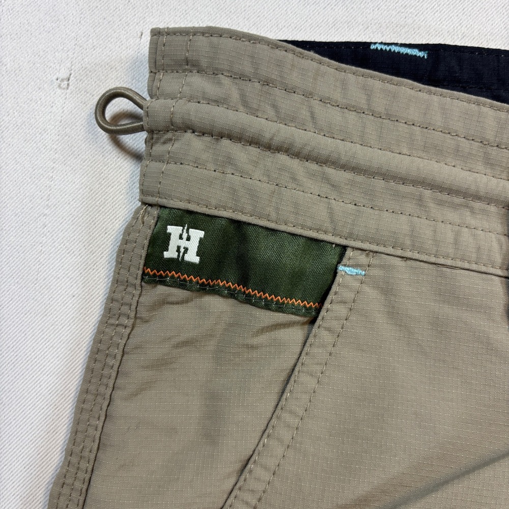 Howler Bros Horizon Hybrid Short Men 34 Tan Ripstop Nylon Fishing Hiking Outdoor - Picture 12 of 16